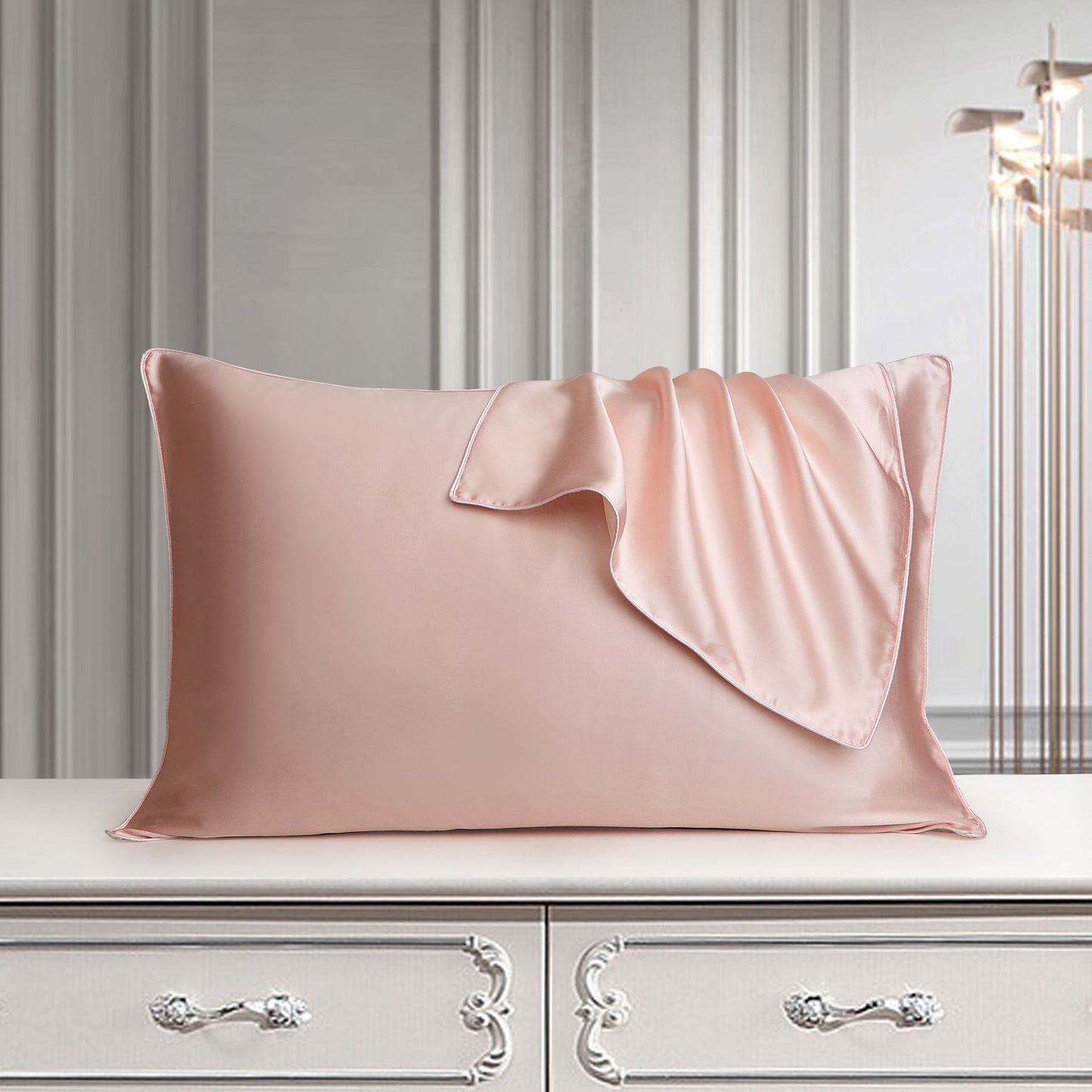 SILK CLOUD™ – 100% Mulberry Silk Pillowcase for Skin, Hair & Beauty Sleep