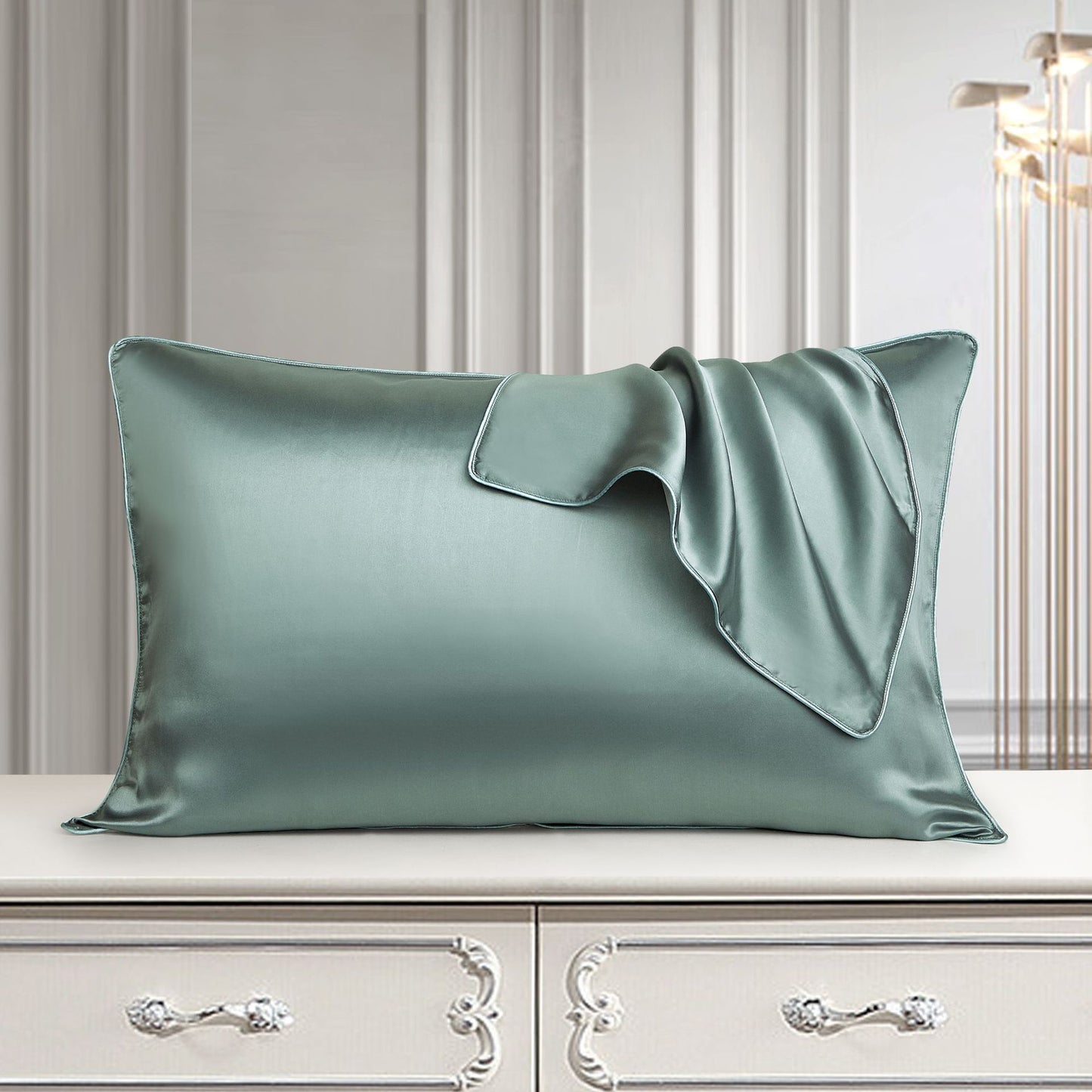 SILK CLOUD™ – 100% Mulberry Silk Pillowcase for Skin, Hair & Beauty Sleep