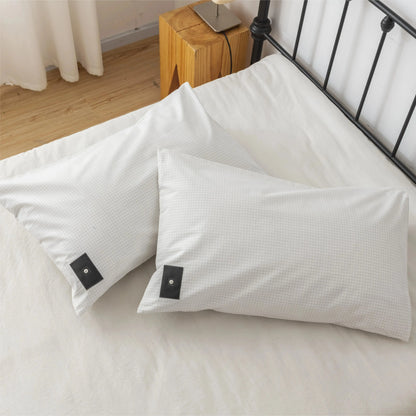 EARTH CLOUD™ Grounding Pillowcase Grey/White 2pc